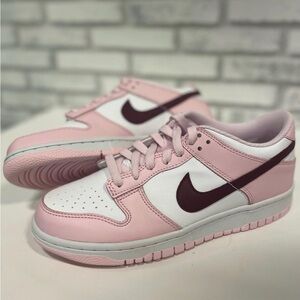 Nike Dunk Low Pink Foam Red GS Size 6
